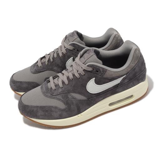 Nike 休閒鞋 Air Max 1 PRM Crepe 烏雲灰 膠底 男鞋 女鞋 Soft Grey FD5088-001