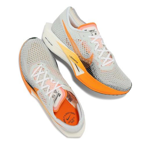 Nike 競速跑鞋ZoomX Vaporfly Next% 3 男鞋白橘碳板運動鞋FV3633-081