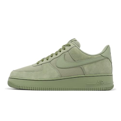 Nike 休閒鞋Air Force 1 07 LX 橄欖綠AF1 男鞋女鞋麂皮Oil Green