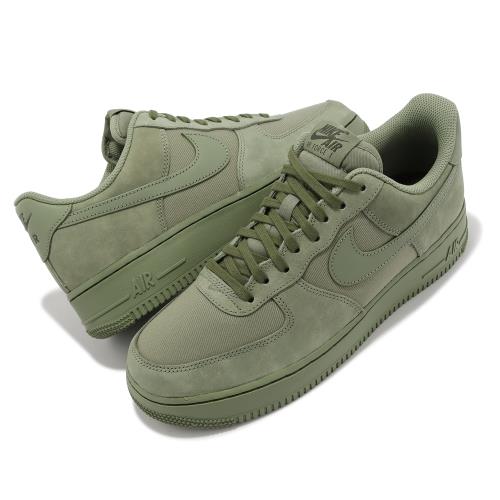 Nike 休閒鞋Air Force 1 07 LX 橄欖綠AF1 男鞋女鞋麂皮Oil Green