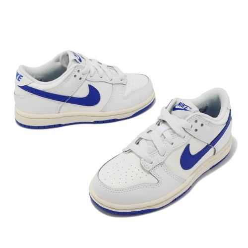 Nike 童鞋 Dunk Low PS 中童 白 藍 海鹽奶油 皮革 休閒鞋 經典 小朋友 DH9756-105