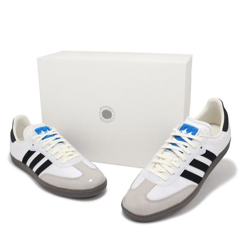 adidas X BSTN Samba Consortium Cup 聯名德訓鞋男女鞋漆皮米白黑愛迪