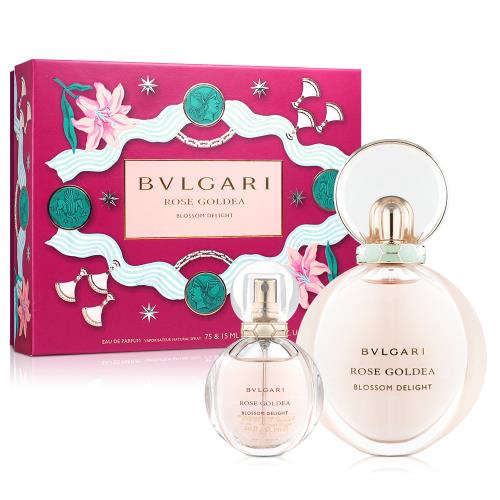 Bvlgari 寶格麗歡沁玫香女性淡香精禮盒(淡香精75ml+淡香精15ml)-送紙袋