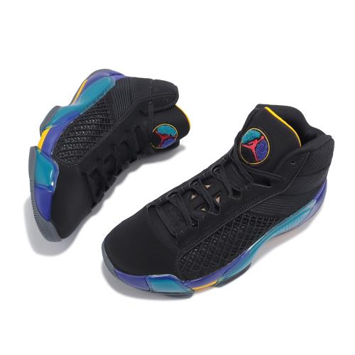 Nike 籃球鞋 Air Jordan 38 XXXVIII PF Aqua 黑 藍 男鞋 AJ 喬丹 氣墊 DZ3355-001