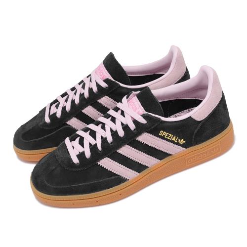 adidas 休閒鞋Handball Spezial W 女鞋黑粉麂皮生膠底復古德訓鞋愛迪達IE5897|休閒運動鞋|Her森森購物網