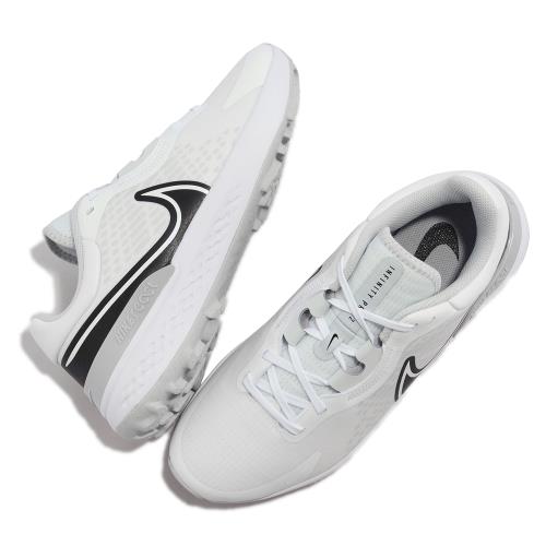 Nike 高爾夫球鞋Infinity Pro 2 男鞋白黑寬楦緩震高球運動鞋DM8449-101