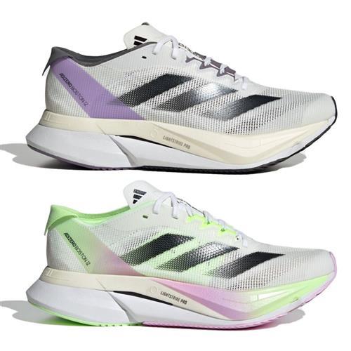 【下殺】Adidas 女鞋 慢跑鞋 馬拉松 ADIZERO BOSTON 12 白紫黑/白綠粉【運動世界】ID6900/IG3328