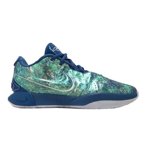 Nike 籃球鞋LeBron XXI EP 男鞋Abalone 藍綠氣墊LBJ 運動鞋