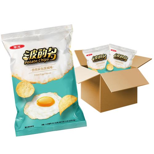 華元 波的多洋芋片34gX10入/箱-香煎荷包蛋