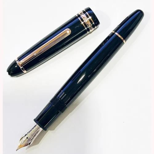 MONTBLANC_萬寶龍德國  中班 146 玫瑰金夾 14K金 鋼筆