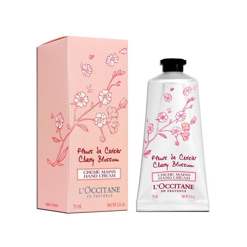 LOCCITANE歐舒丹 櫻花護手霜75ml-全新盒損福利品 (效期2025/5/31)